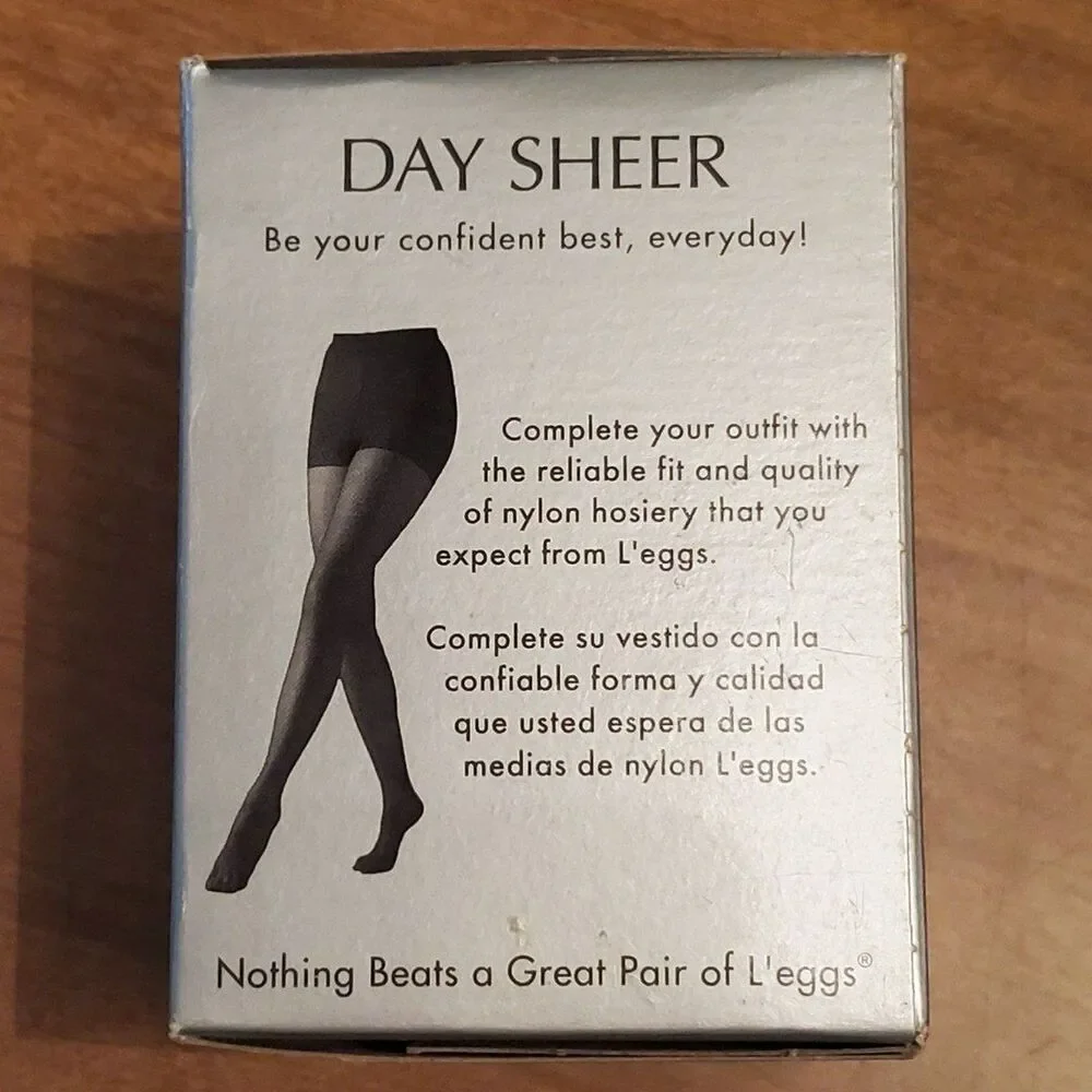 L'eggs Day Sheer Control Top Pantyhose 2 Pair Value Pack Sz B Suntan Sheer Top